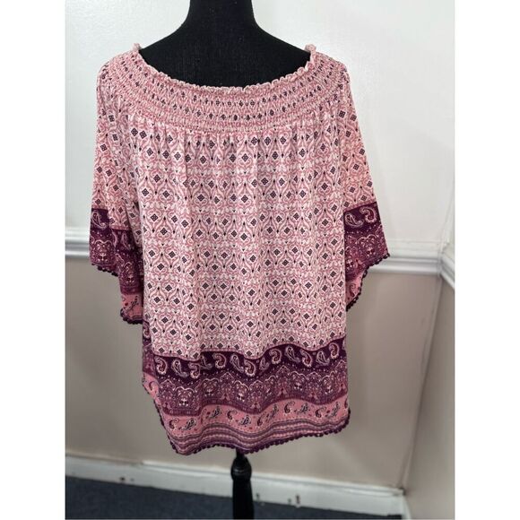 Signature Studio Plus Size Blouse Size 1X - Picture 3 of 8